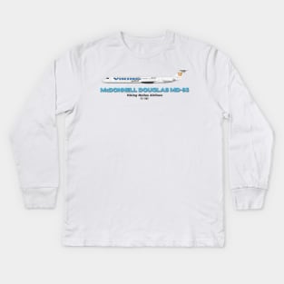 McDonnell Douglas MD-83 - Viking Hellas Airlines Kids Long Sleeve T-Shirt